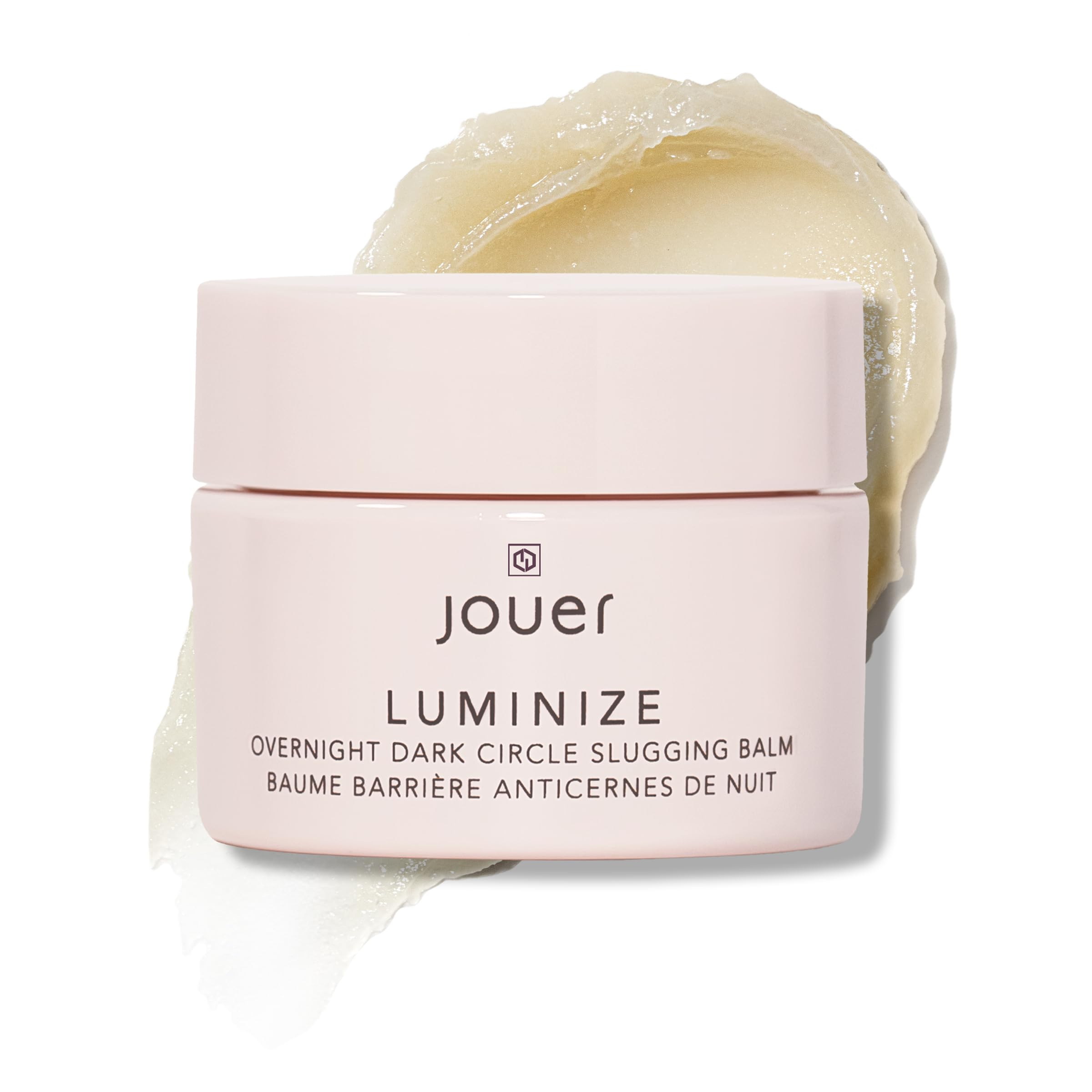 Jouer Luminize: bouteille baume yeux nuit, soin doux sans parfum favorisant l'éclat du regard.