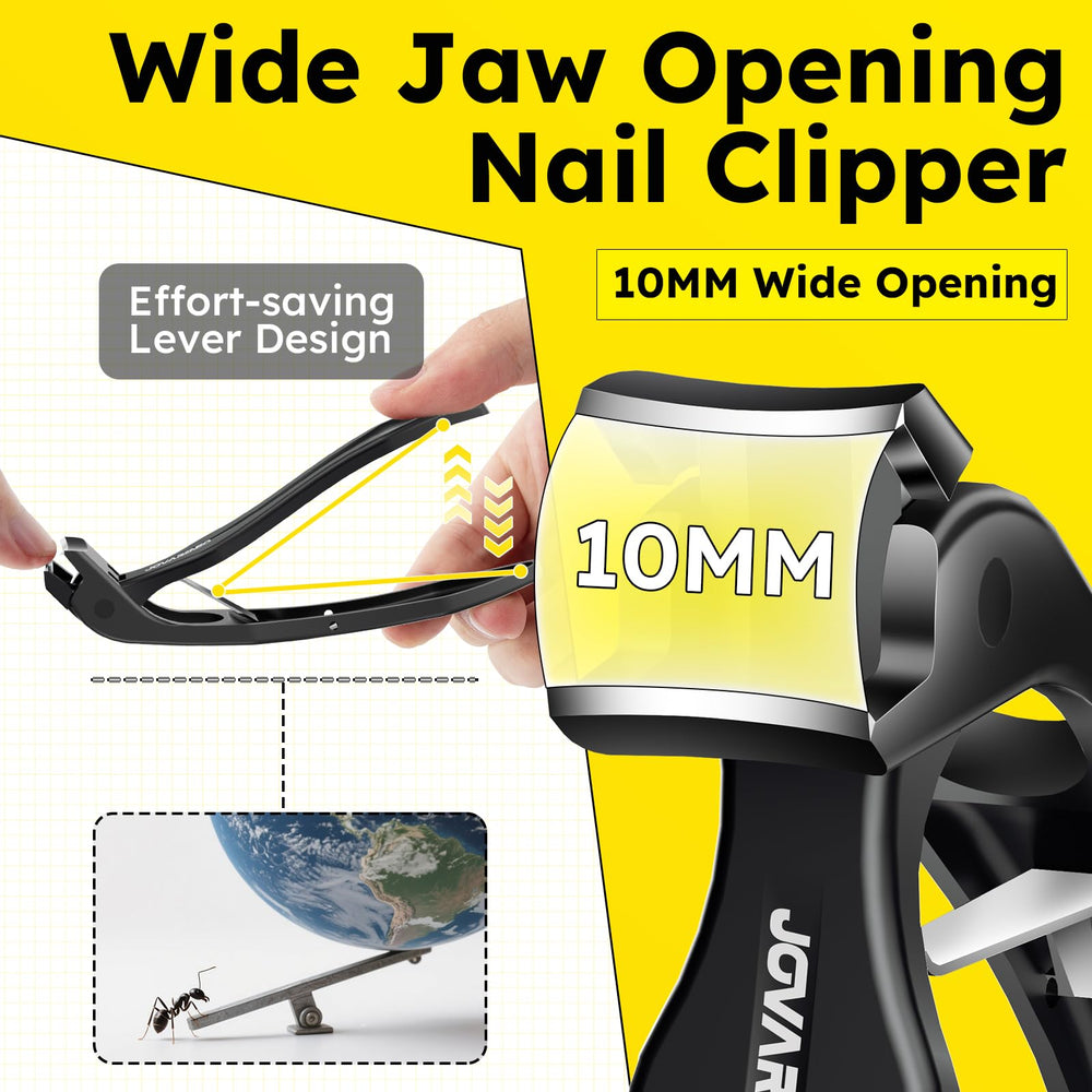 Coupe-ongles Jovareneo incline suit la courbe naturelle de l’ongle