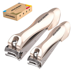 Ensemble coupe-ongles Jovareneo, gros et petit, pour une coupe précise et efficace.