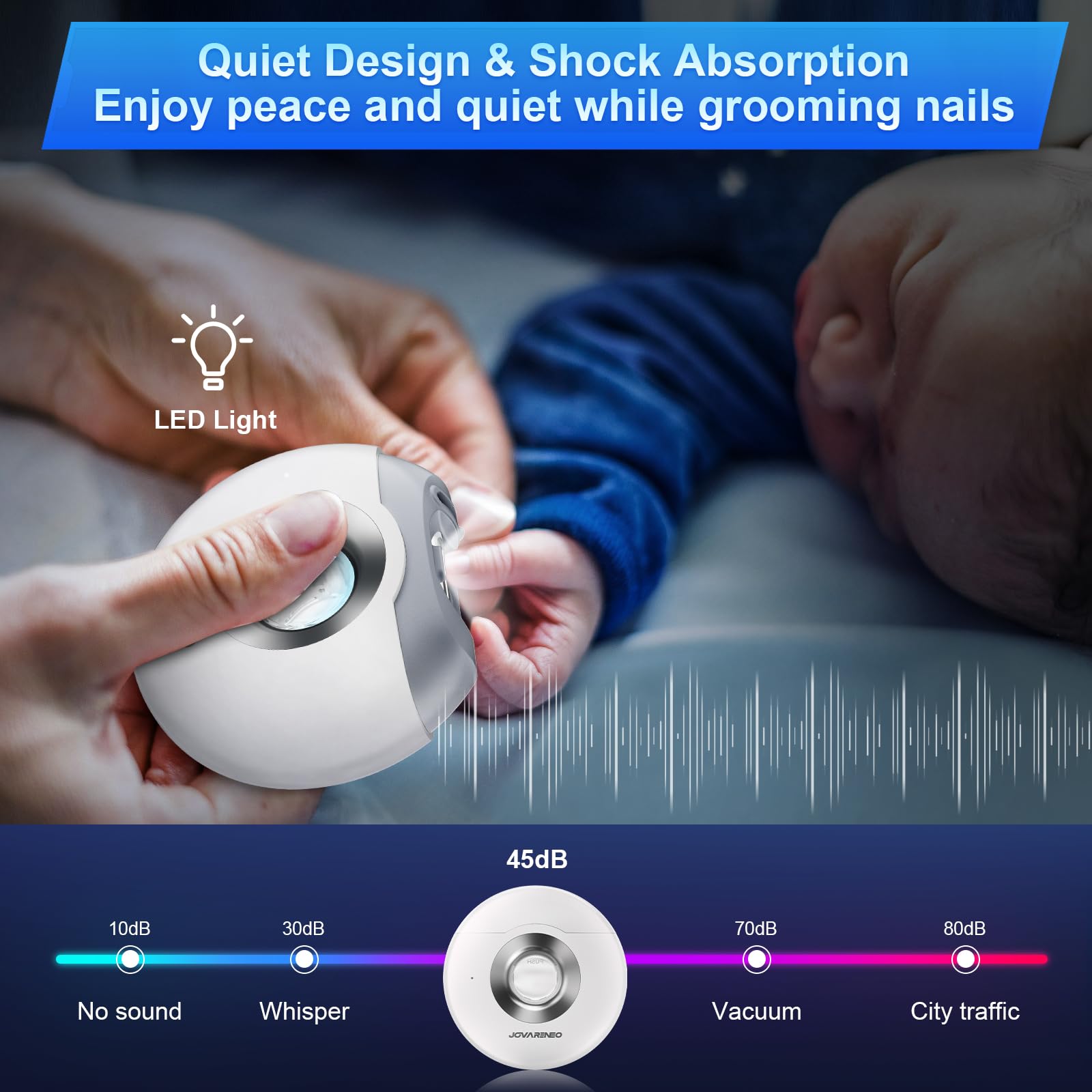 Lampe LED intégrée Jovareneo pour précision lors du taillage