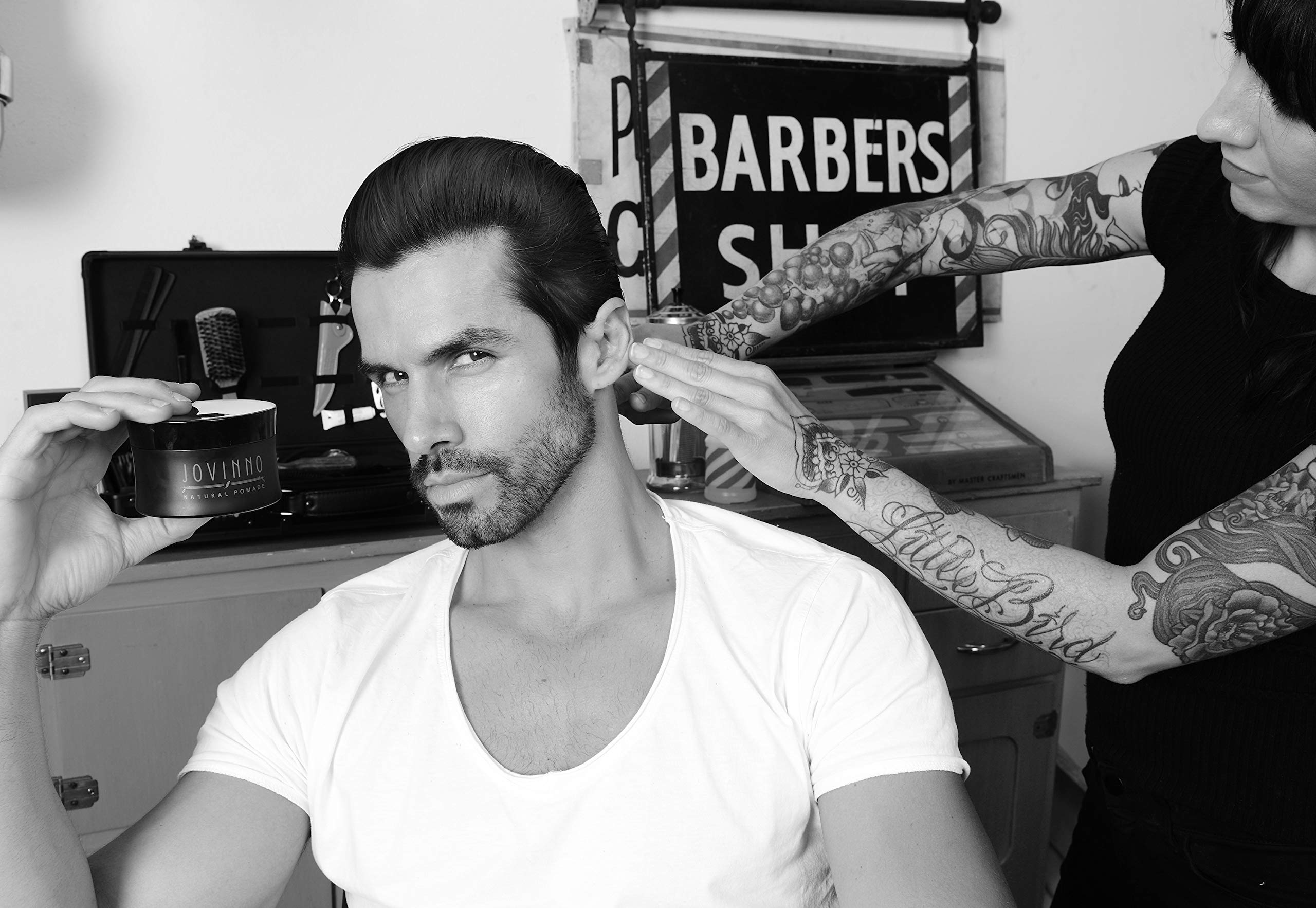 Jovinno Pomade finition matte pour un look naturel et discret