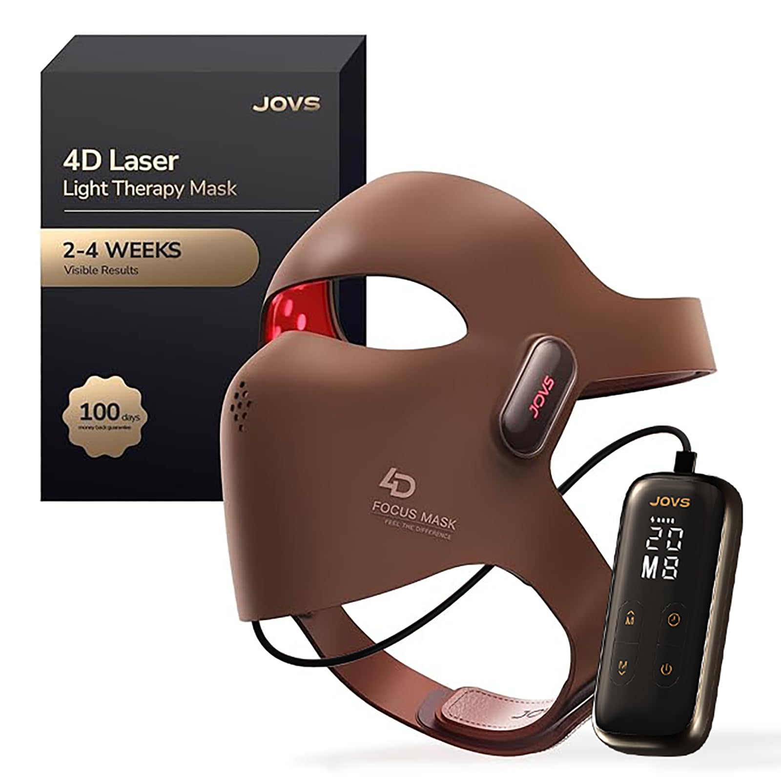 Masque JOVS Laser 4D pour le visage, ciblage précis des rides.