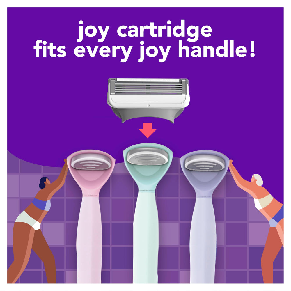 JOY cartouche offre jusqu'à 22 rasages par cartouche.