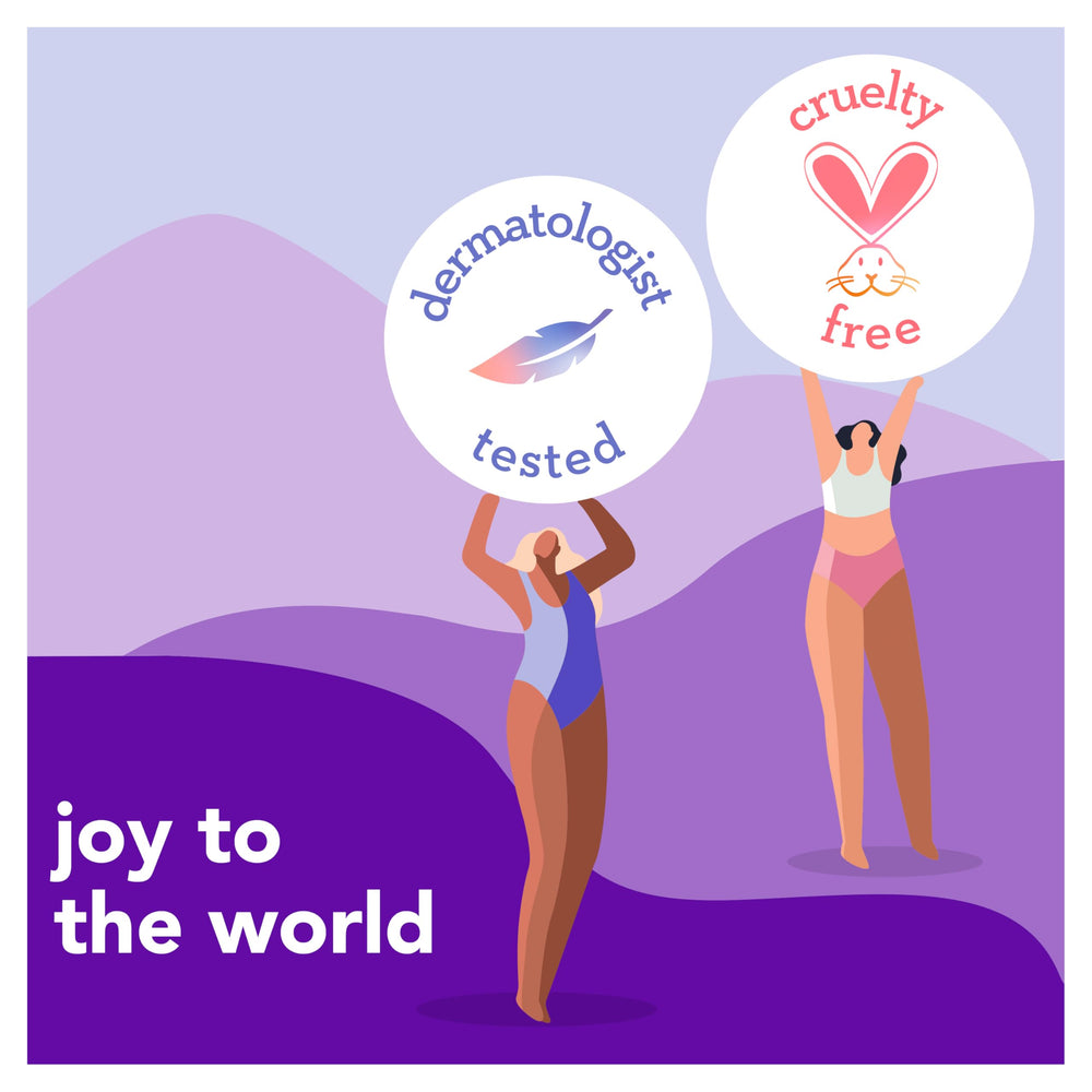 JOY cartouche sans cruauté, respectueuse de la peau et de l'environnement.