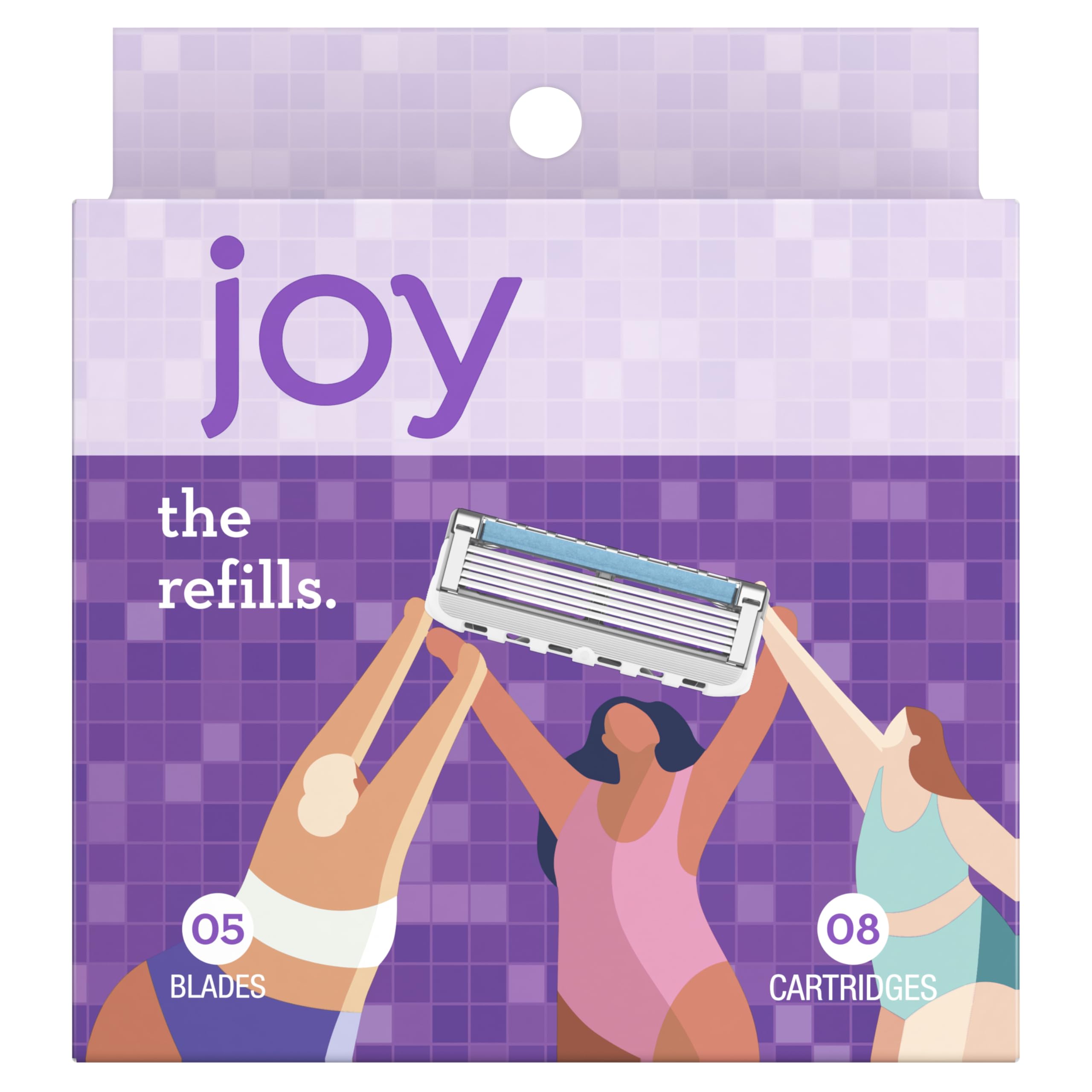 JOY convient au rasage quotidien, zones sensibles comme le bikini.