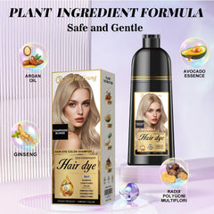 Joyful Young Champagne Blonde Shampoo – application sans brosse, pratique à domicile pour une couleur temporaire.