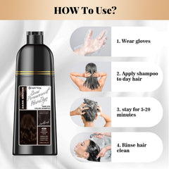 Joyful Young Shampoing brun fonce – resultat doux et brillant