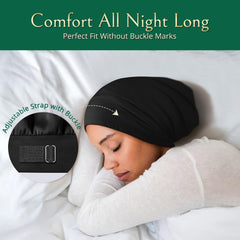 Joyhabit bonnet satin douceur respirant: confort durable pendant le coucher.