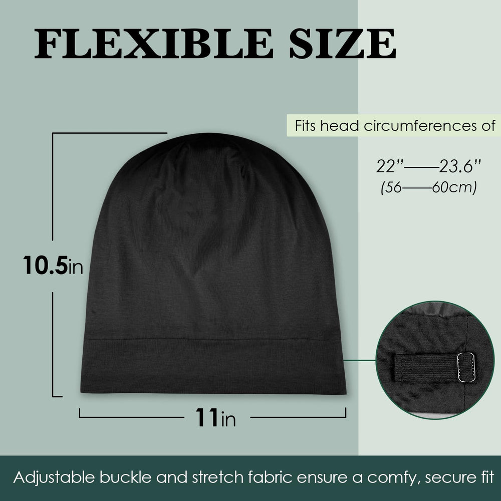 Joyhabit bonnet soie confort toutes-saisons – idéal été et hiver pour le cuir chevelu.