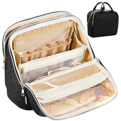 JOYYTUU sac-maquillage grande-capacité – rangement pratique en voyage