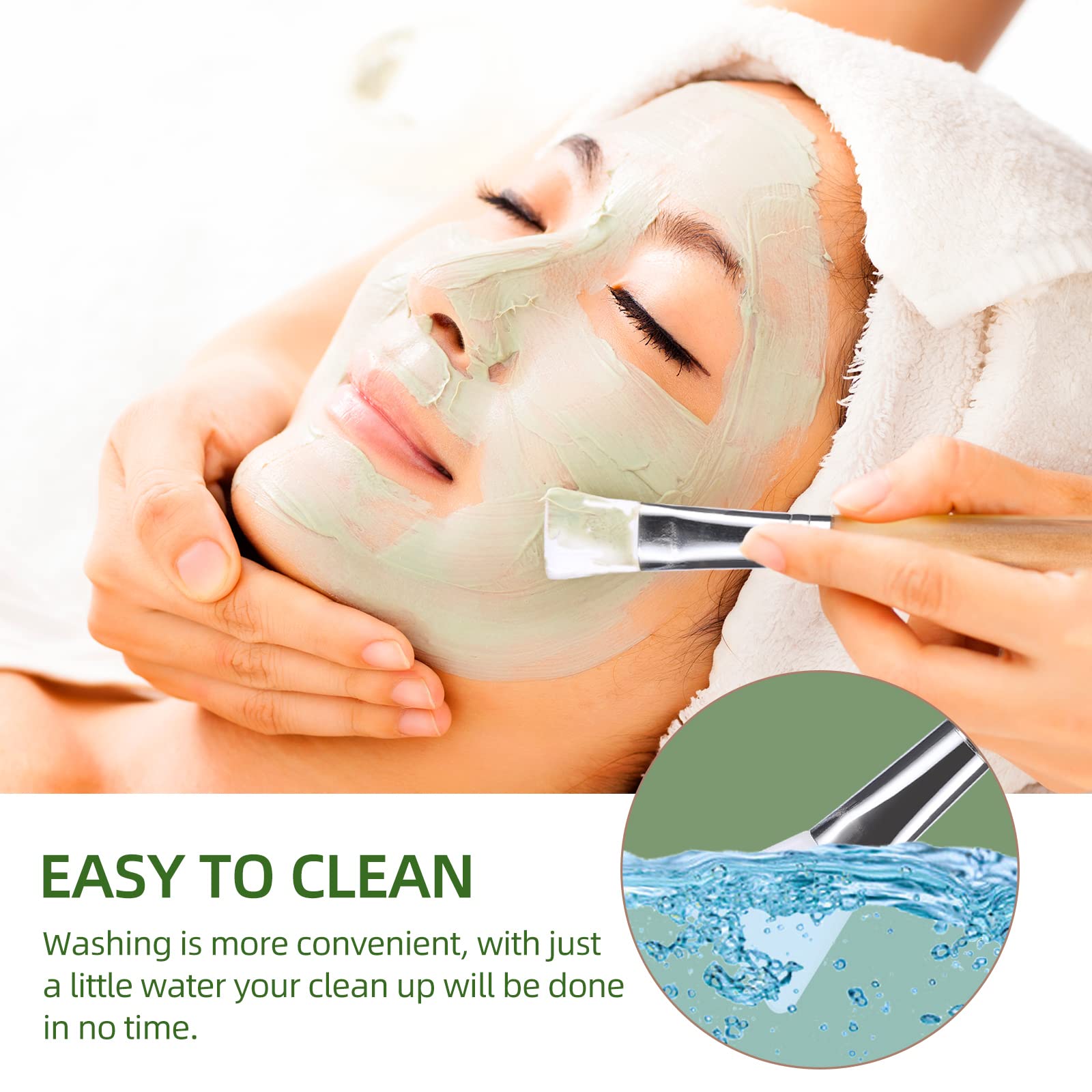 Kit masques faire soi même JPNK avec outils complets pour mélanger et appliquer.