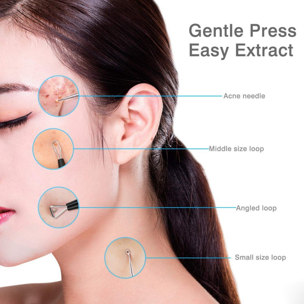 JPNK outils comedons pour nettoyage ciblé du nez et du visage
