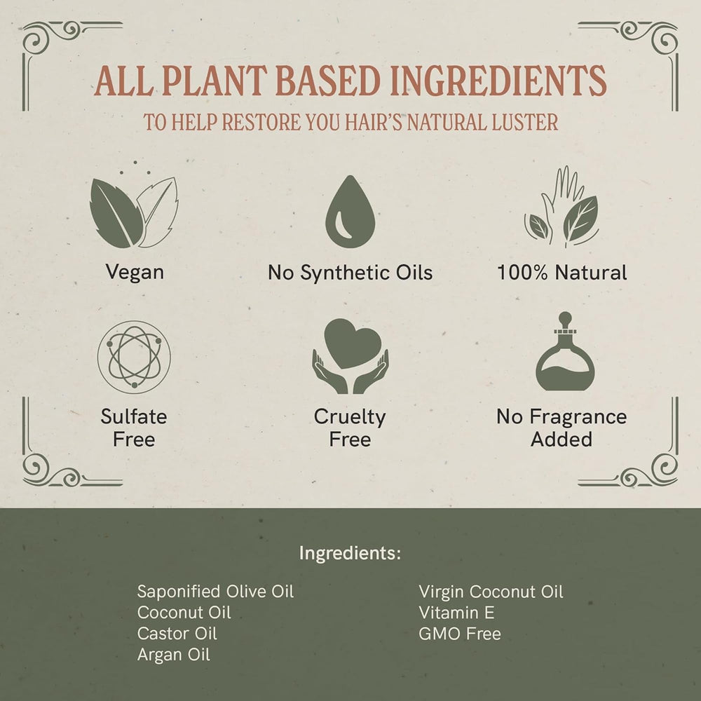 Huiles nourrissantes olives, coco et argan dans la barre J·R·LIGGETT'S
