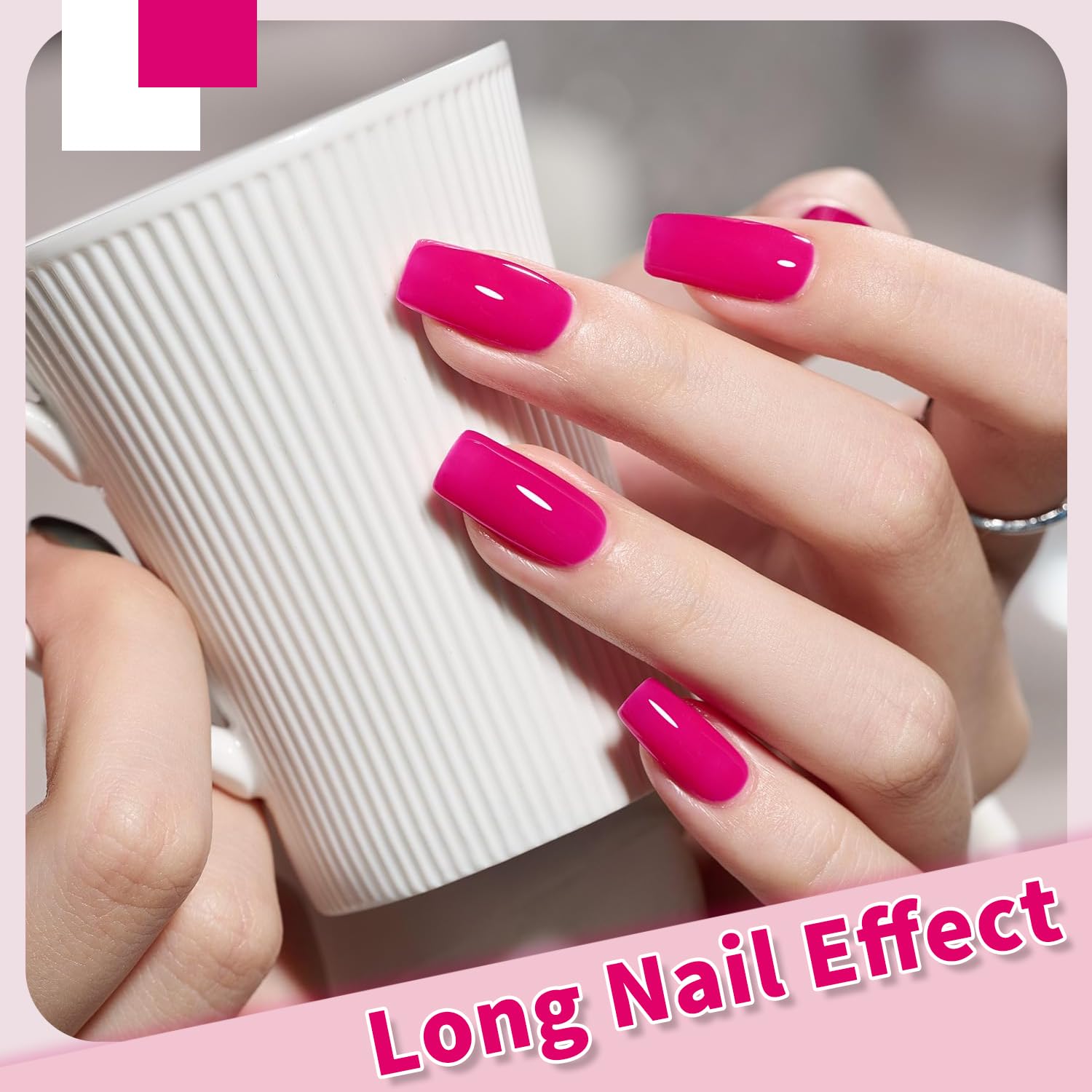 JR Vernis Gel 15ml non-toxique – formule douce pour ongles sensibles.