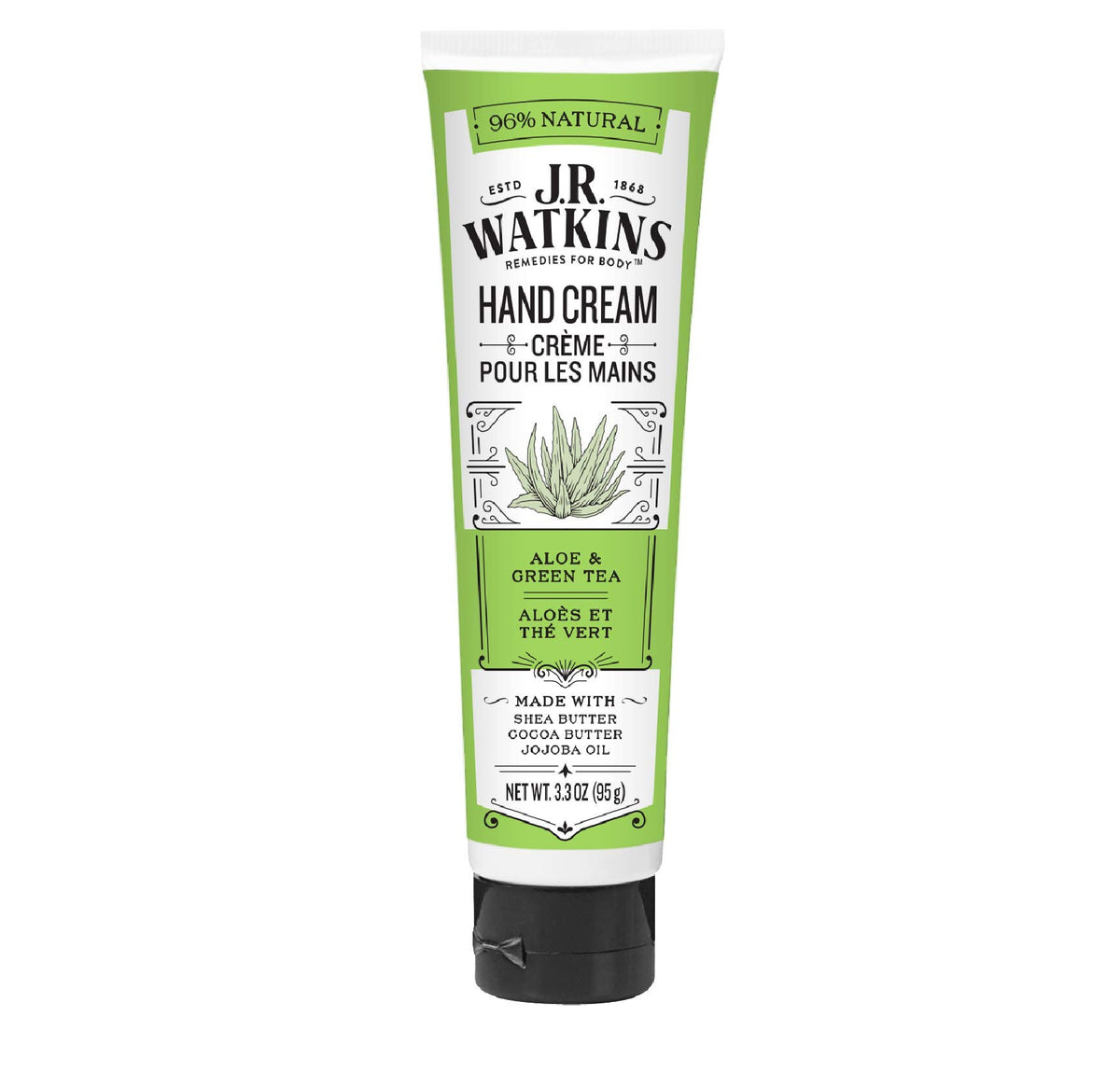 J.R. Watkins Crème Main Beurre Karité: texture riche pour nourrir les mains sèches
