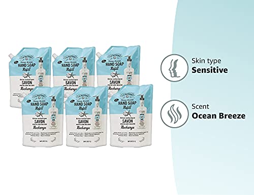 Gel mains Ocean Breeze J.R. Watkins, recharge idéale pour cuisine et salle de bains