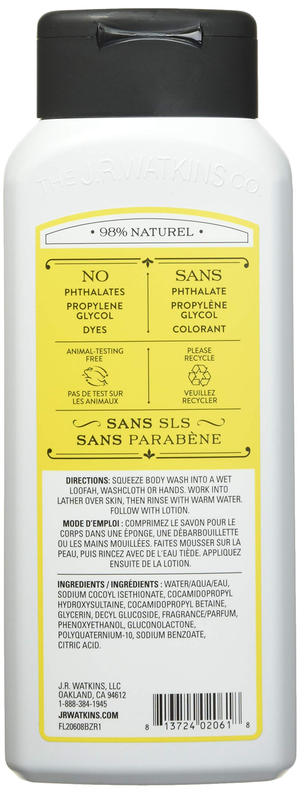 J.R. Watkins Lemon Cream Mousse Douce: mousse riche qui nourrit la peau.
