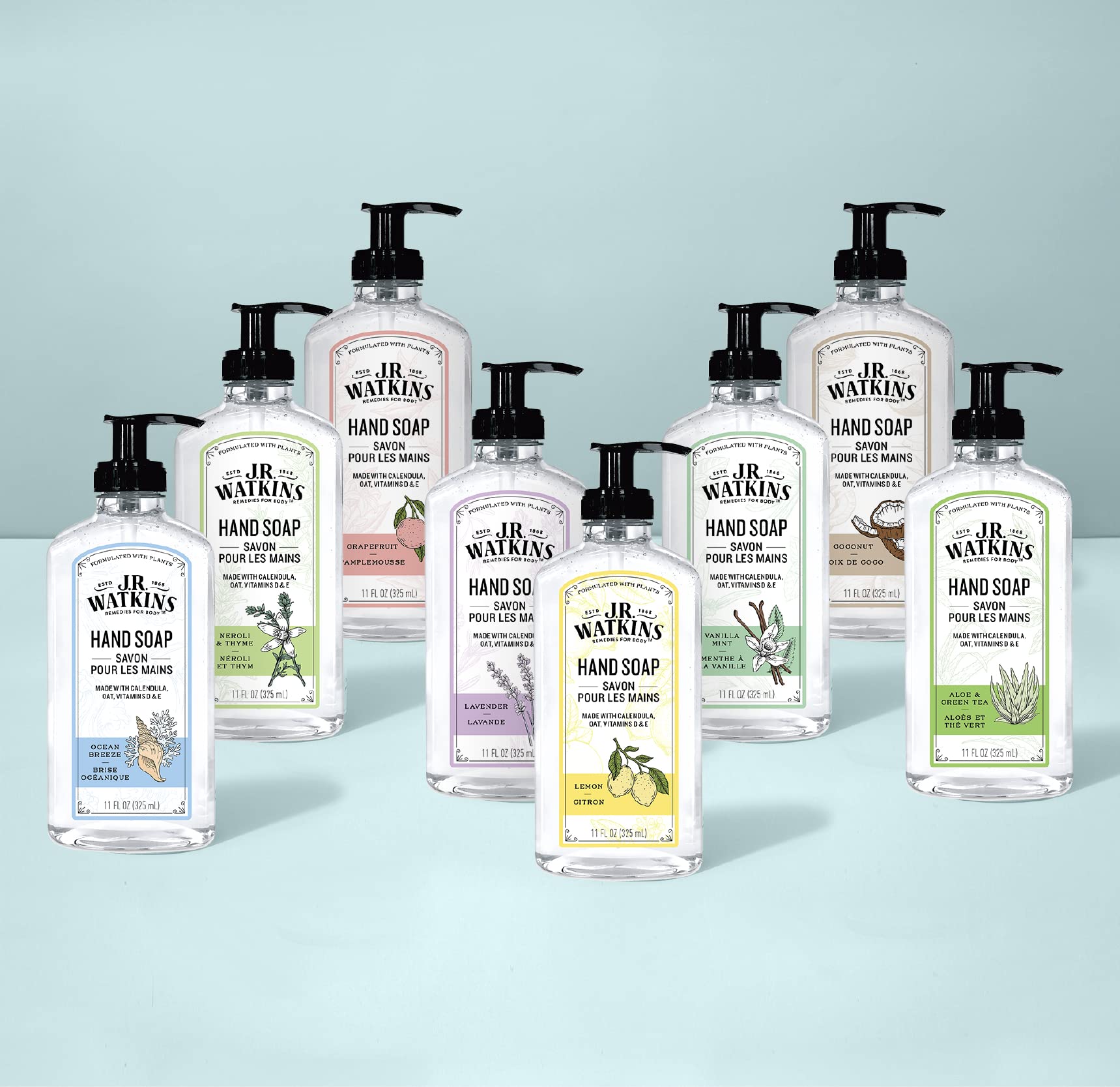 Poche remplissage J.R. Watkins Ocean Breeze, solution durable pour domicile