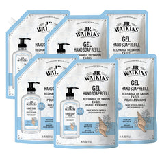 Gel mains J.R. Watkins Ocean Breeze, remplissage pratique et économique