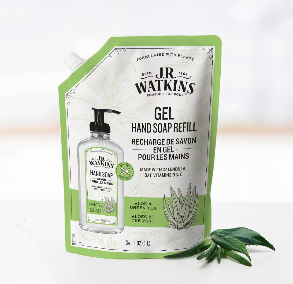 Compatible avec les bouteilles de savon mains J.R. Watkins, pratique et propre.