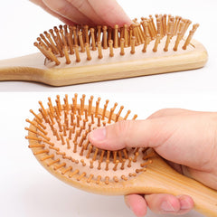 Brosse JRCELIY en bambou pour cheveux fins et lisses