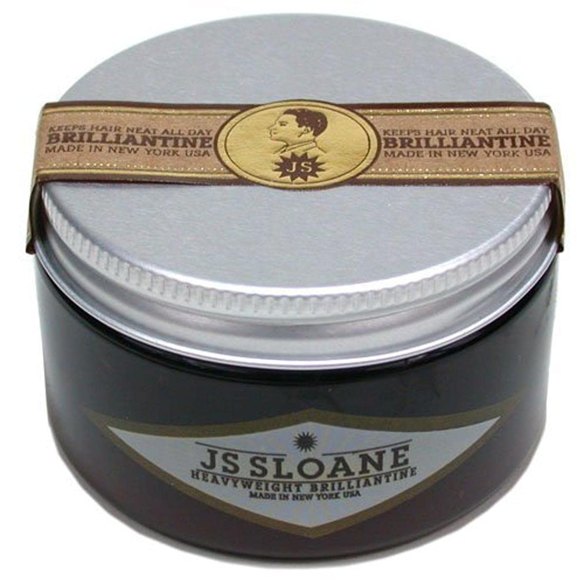 JS Sloane Pommade Poids-Lourd Brillantine offre une tenue forte et un fini brillant.