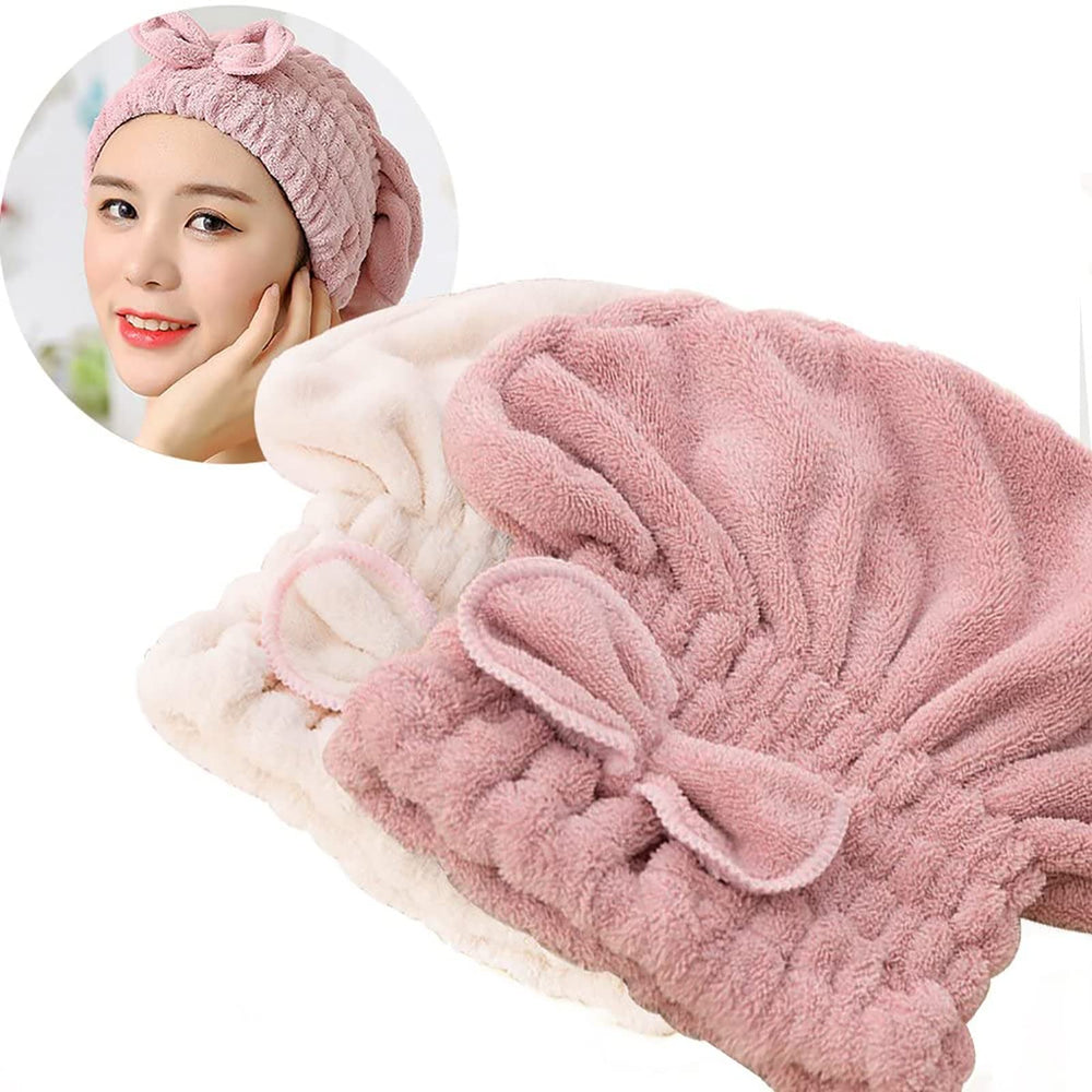 Jseng bonnet microfibre séchage rapide pour cheveux, ultra absorbant et confortable