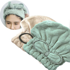 Jseng bonnet-sechage-microfibre-cheveux: sèche rapidement et protège les cheveux.
