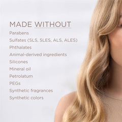 JSHealth Conditionneur texture brillante, flacon, illumine les cheveux pour un fini soyeux.
