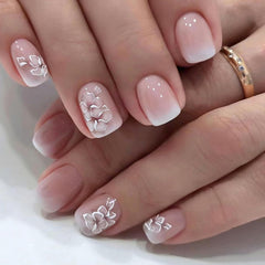 Jsiallye: kit de 24 ongles artificiels pour usage à domicile.