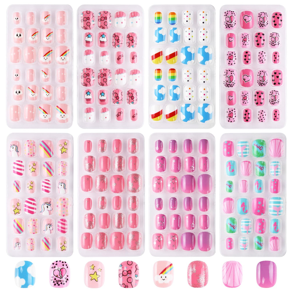Jsiallye onglets-presse-enfants Licorne — motif coloré pour déco rapide des ongles.