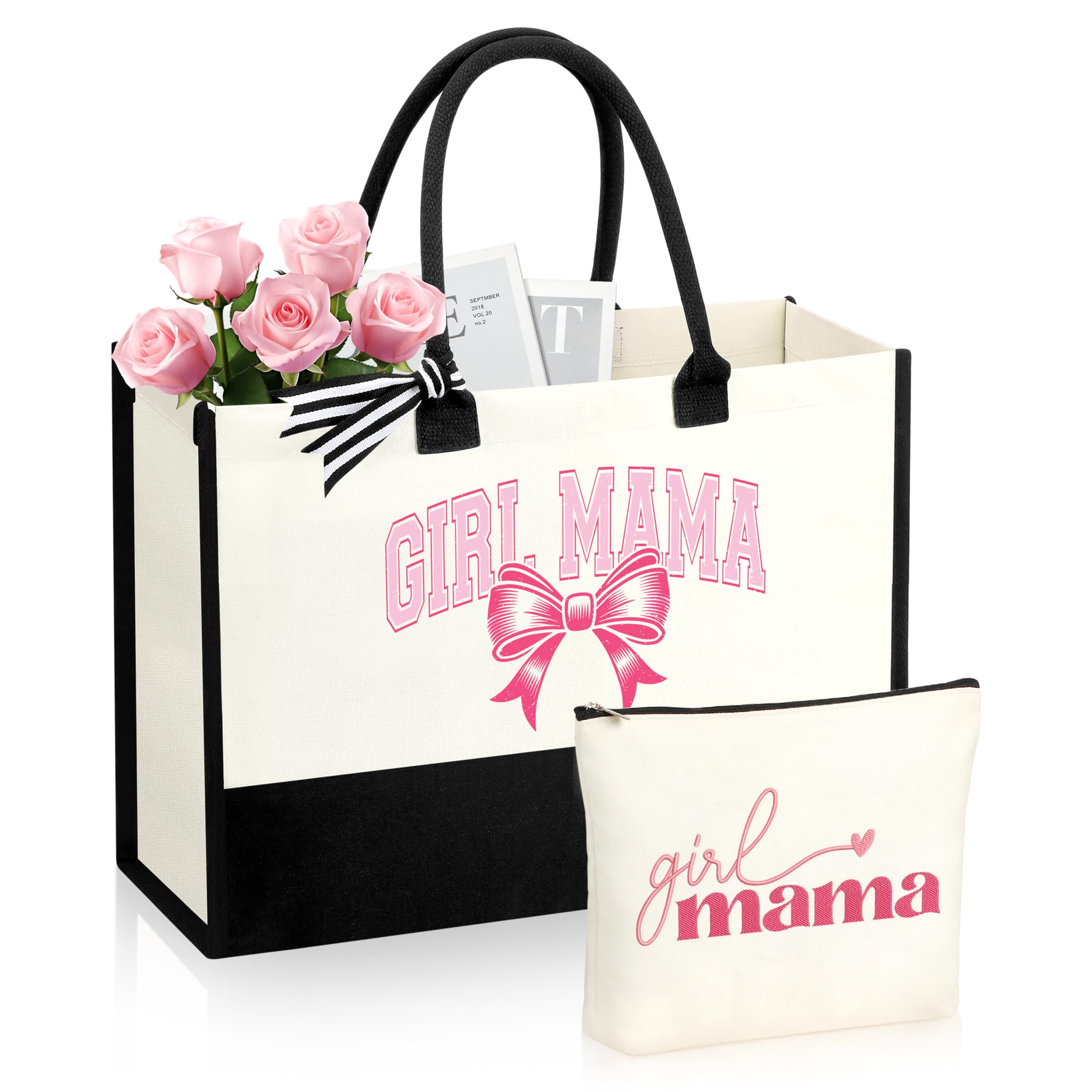 Sac-tote JSTUMB en coton, idéal pour les achats et les sorties maman.