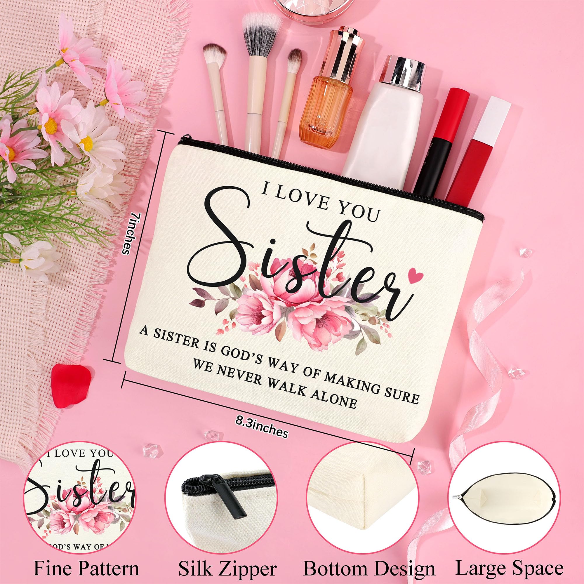 JTENGTOP carte-souhaits rose, message personnalisable pour elle