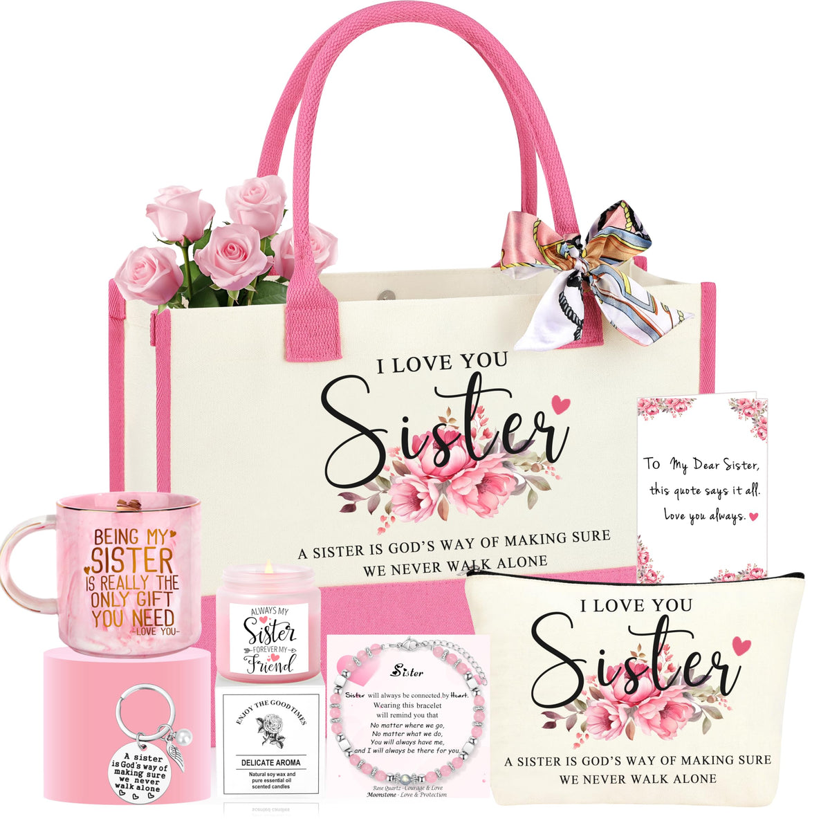 JTENGTOP sac tote rose Exquis, cadeau élégant et pratique