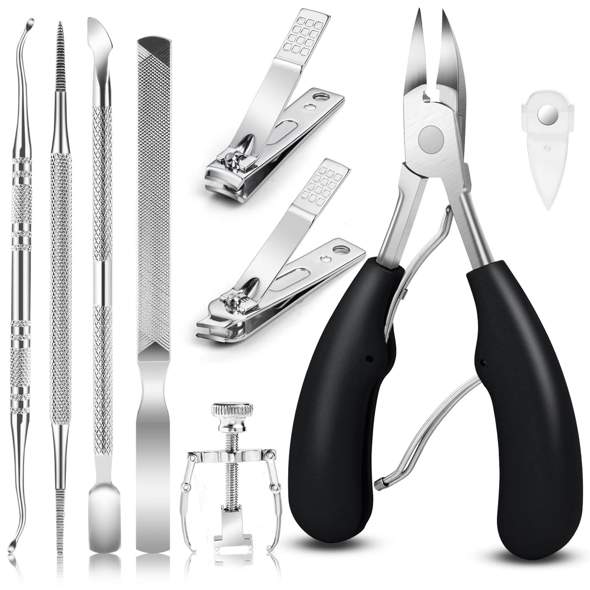 JTIEO coupe-ongles pour orteils, coupe nette des ongles épais.