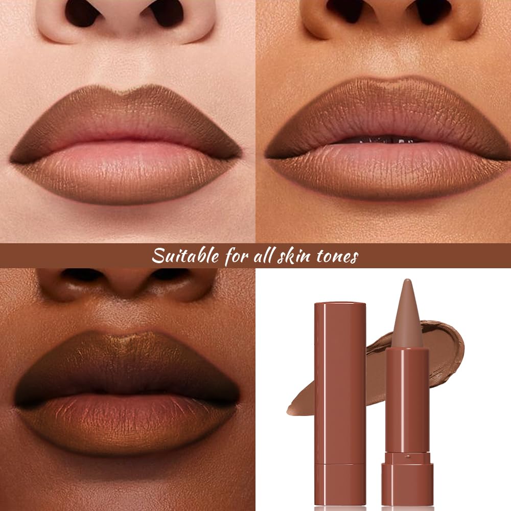 JUAAZIN Crayon 2-en-1 Lèvres et Rouge pour looks polyvalents