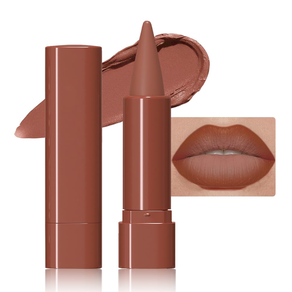 Le crayon JUAAZIN Sienna Gradient Matte assure un contour lèvres durable et net.