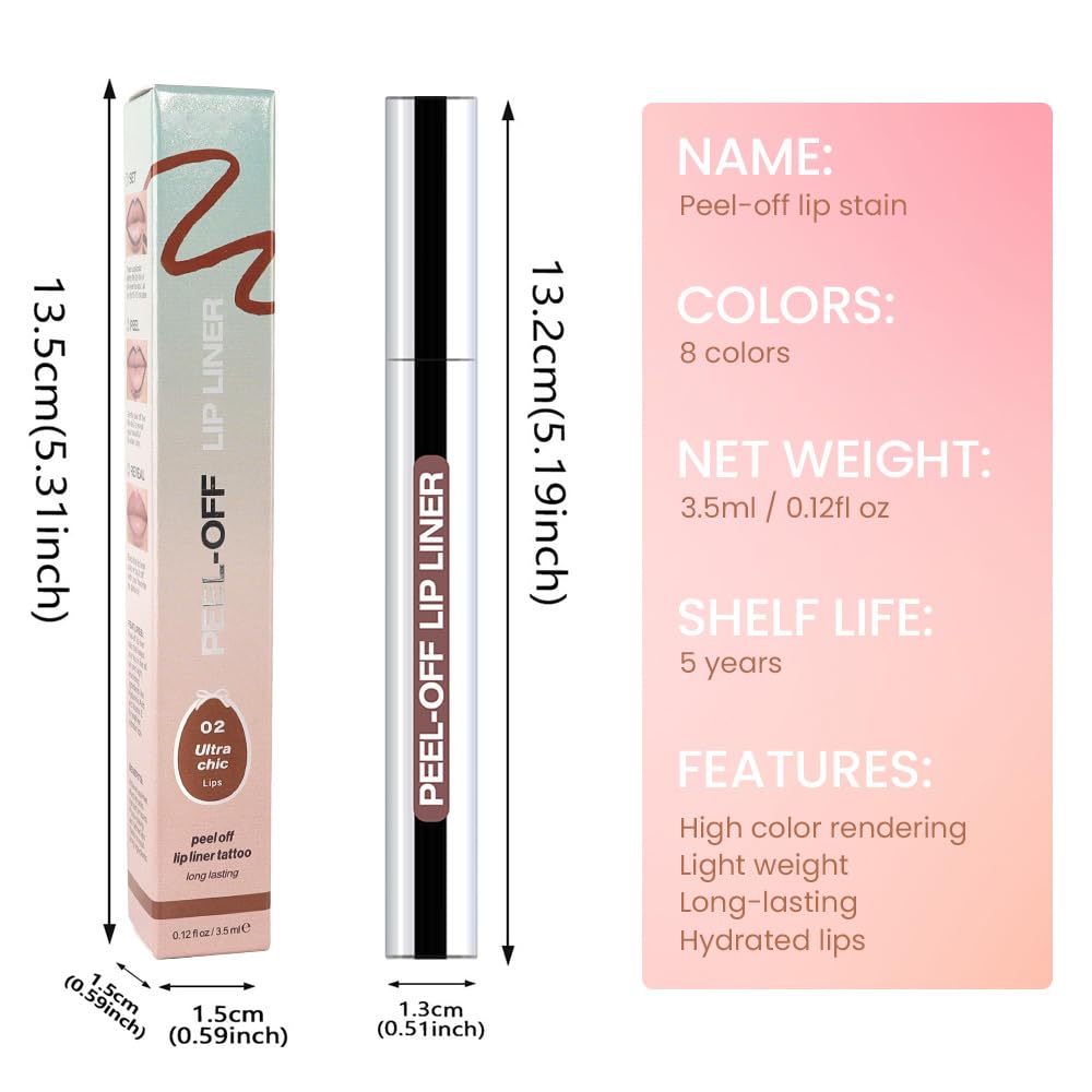 JUAAZIN teinte lèvres pelable nude chaud pour maquillage discret et durable.