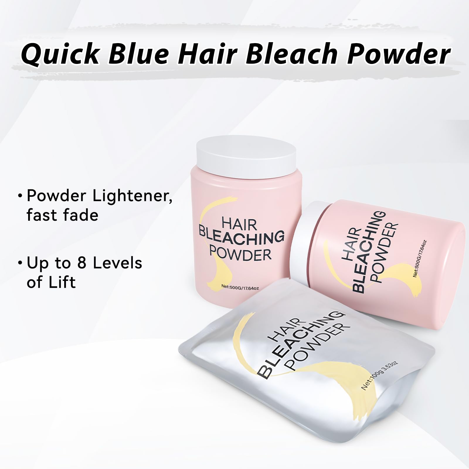 Juanchi poudre décolorante cheveux mélange fin sans grumeaux, application homogène