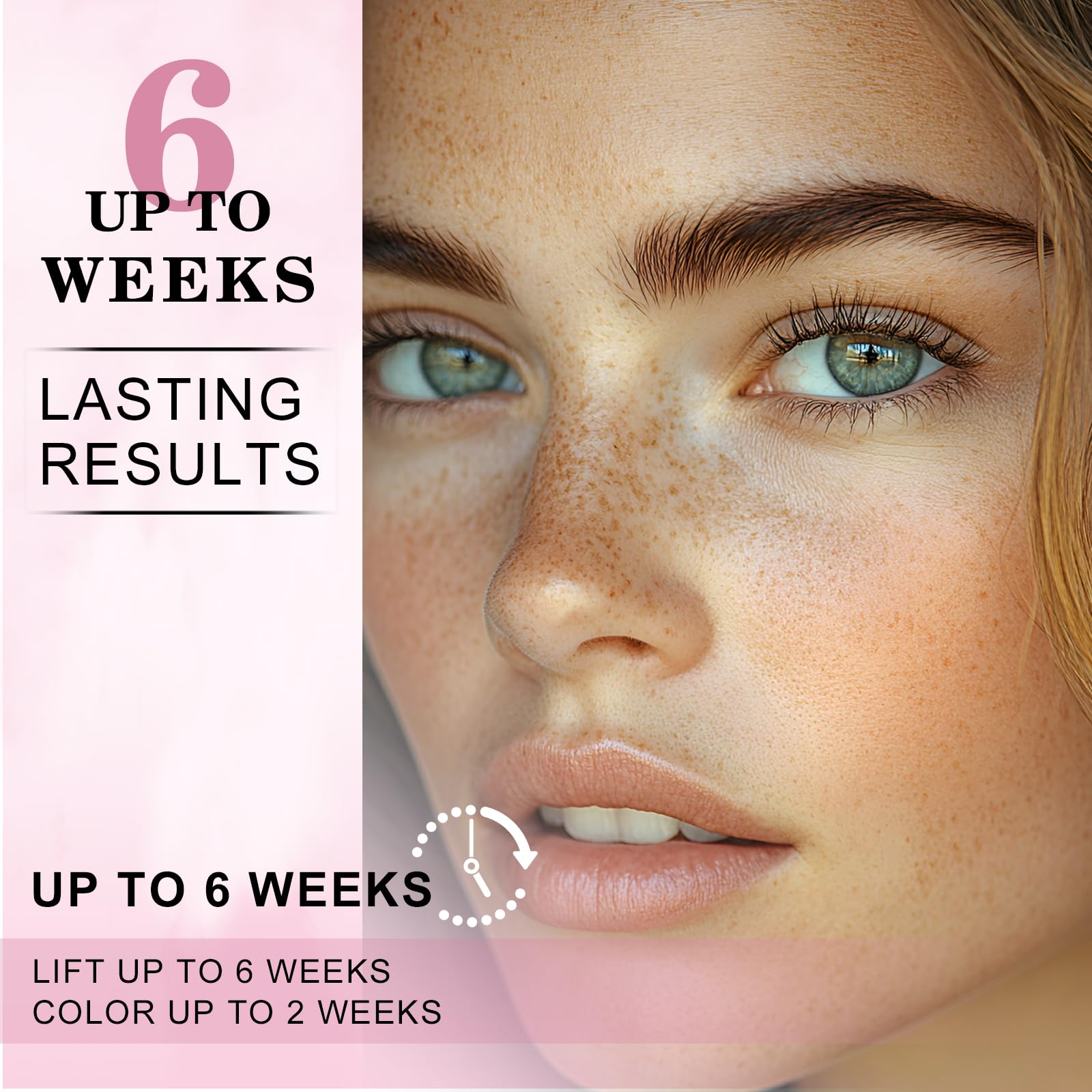 JUANPHEA Lash Lift Kit coloration noire pour cils intenses.