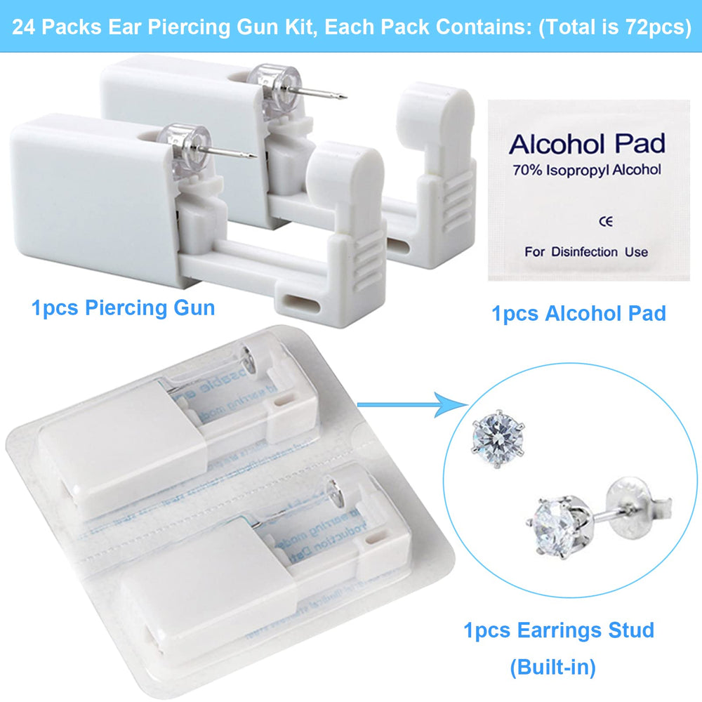Judero perceur oreille jetable 24pcs hygiène assurée