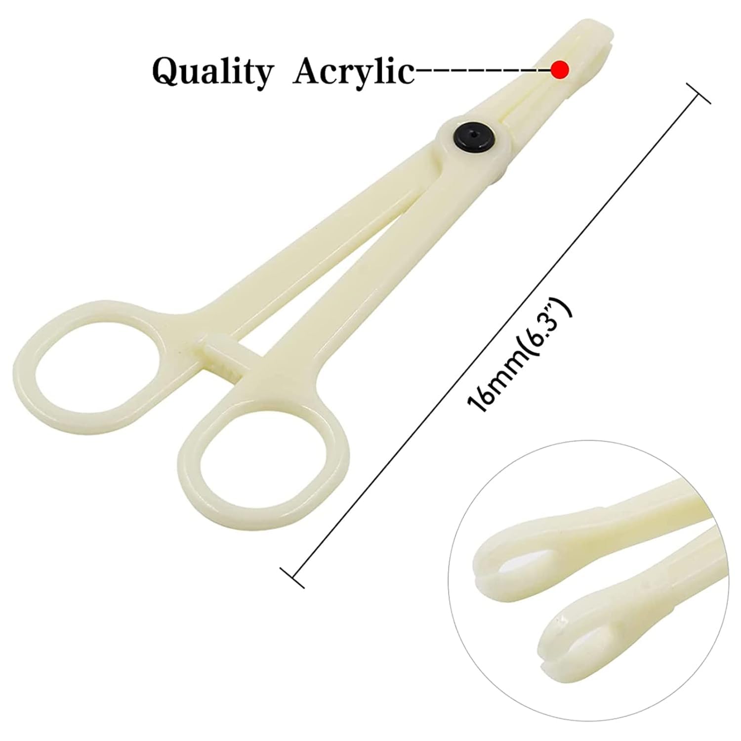 Judero Pinces Piercing dents auto-verrouillantes pour précision.