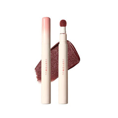JUDYDOLL Cushion Matte Lip Cream pout close-up with rich color and silky texture.