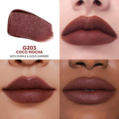JUDYDOLL Cushion Matte Lip Cream red shade creates bold daytime looks.