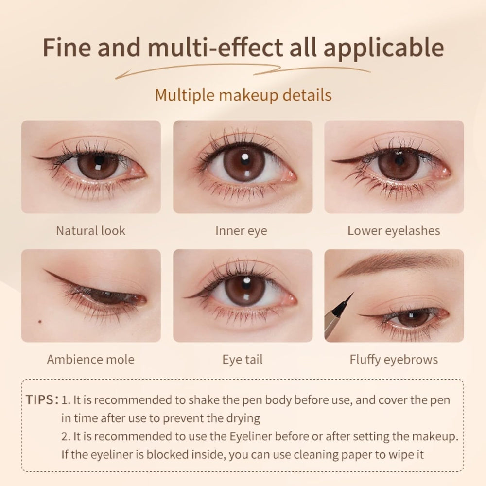 Liner JUDYDOLL – application facile grâce à la brosse flexible.