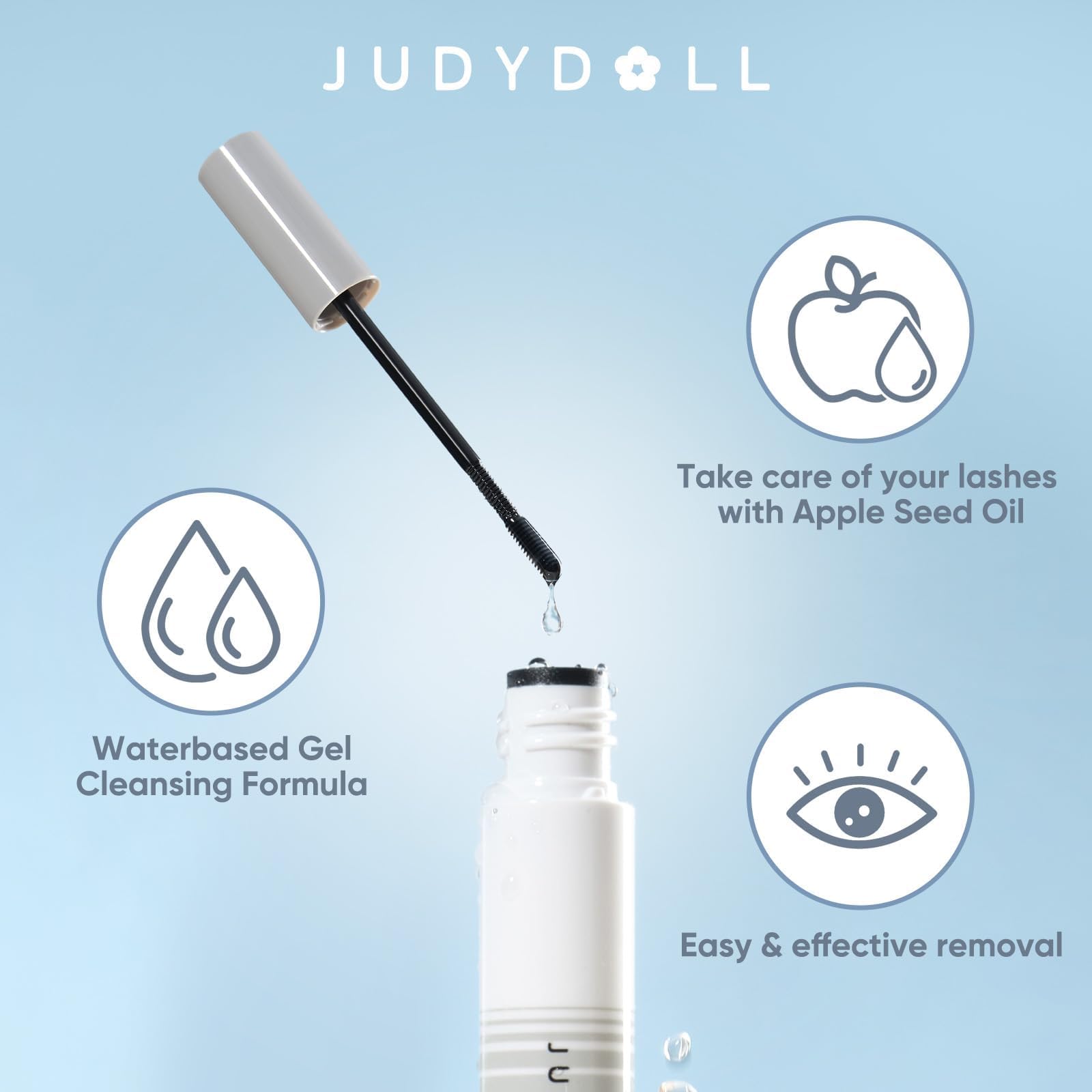 Gel démaquillant rapide Judydoll dissolvant mascara waterproof