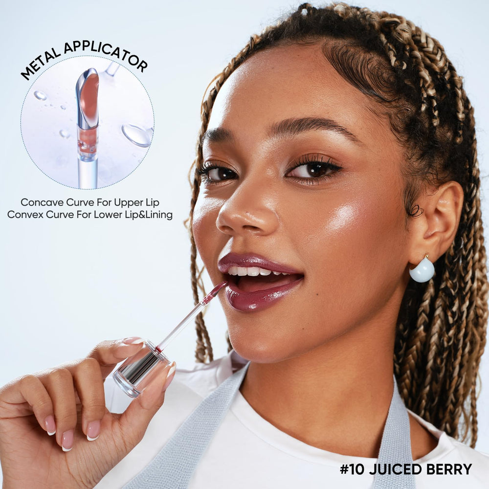 Judydoll Ice Watery Lip Gloss compact travel case for on-the-go use
