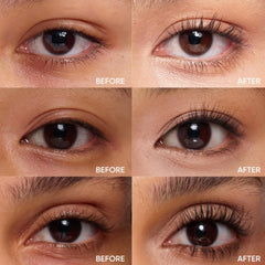 Fibres intégrées de JUDYDOLL Mascara 3D pour longueur et densité.