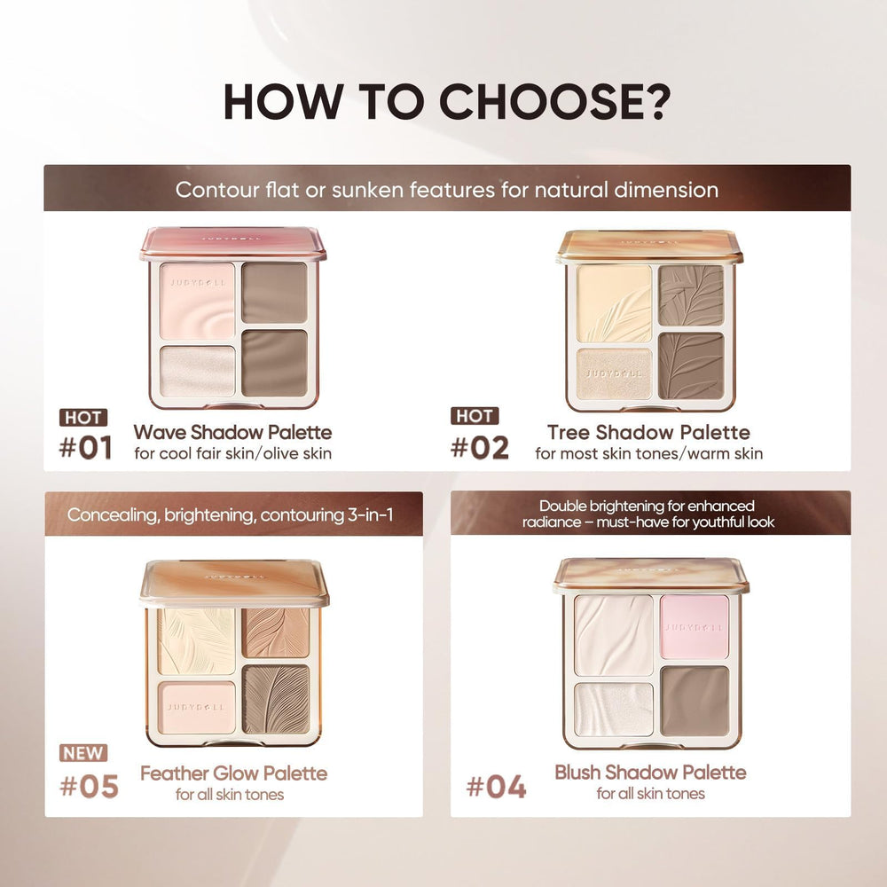 Palette Judydoll, ensemble-looks 09, stimule la créativité maquillage quotidien