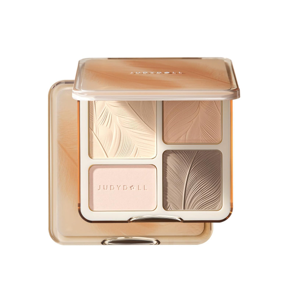 Palette Judydoll, lumière-plume 01, éclat subtil et durable sur le visage
